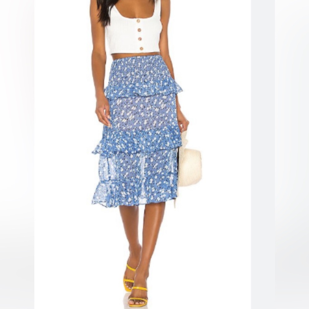Majorelle “Everly” midi skirt